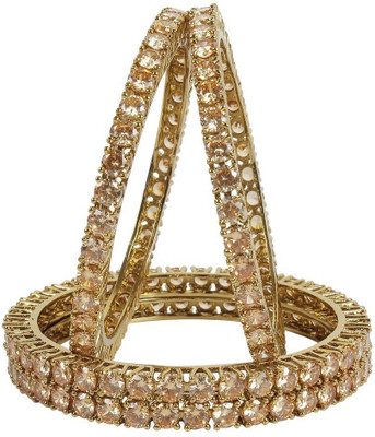 

Muchmore Alloy Bangle(Pack of 4, Gold