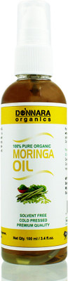 

Donnara Organics Premium Moringa oil- 100% Pure & Natural(100 ml) Hair Oil(100 ml)