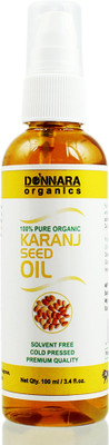 

Donnara Organics 100% Pure Karanj Seed oil(100 ml)(100 ml)