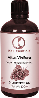 

Ks Essentials 100% Pure Grapeseed Carrier Oil(100 ml)