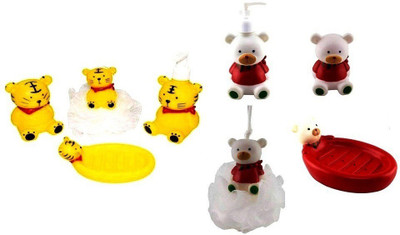 

S2KCrafts S2KC-1590 kids bathroom set Bath Toy {Bear & Bear} Bath Toy(Multicolor)