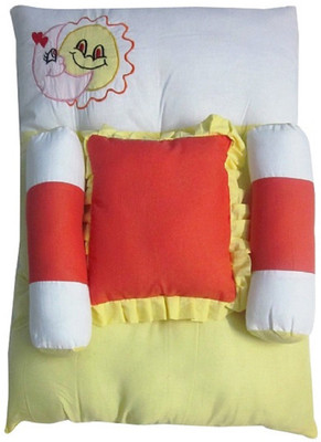 

Krivi kids Cotton Bedding Set(Yellow, White)