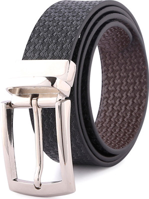 

FIFBI Men Casual Black Genuine Leather Reversible Belt, Multicolor