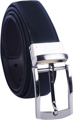 

Grow More Money Men Formal Black Nylon Reversible Belt, 01
