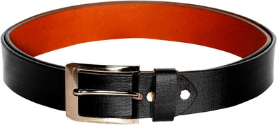 

SCHARF Men Formal Black Genuine Leather Belt, SCHARF Men Casual Black Genuine Leather Belt