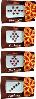 

Farheen LOVELY TOUCH FOREHEAD Multicolor Bindis(INDIAN FANCY BINDI)