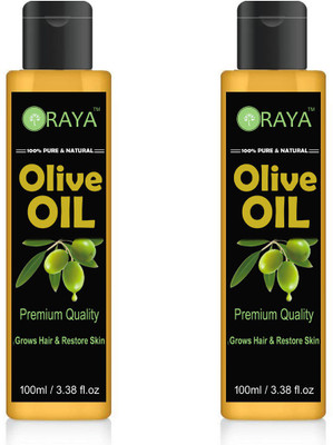

ORAYA 100% Pure & Natural Cold Pressed Extra Virgin Oilve Oil Hair Oil(200 ml)