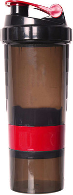 

Style Homez SPIDER Gym Sipper Protein Shaker Water Bottle, BPA Free, Black Red Color, 500 ml 500 ml Sipper(Pack of 1, Red)