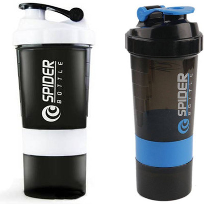 

Spider Combo o 500 Shaker(Pack of 2, White, Blue), White and blue