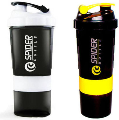 

Spider Combo of P 500 Shaker(Pack of 2, White, Yellow), White and yellow