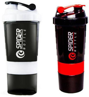 

Spider Combo 500 Shaker(Pack of 2, White, Red), White and red