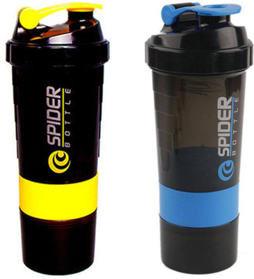 

Spider Combo of 500 Shaker(Pack of 2, Yellow, Blue), Yellow and blue