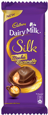 

Cadbury Dairy Milk Silk Mocha Caramello Chocolate Bar 136 g (Pack of 3) Bars(Pack of 3, 408 g)