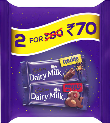 

Cadbury Dairy Milk Flavours of Joy Chocolate 72 g (Pack of 6) Bars(Pack of 6, 432 g)