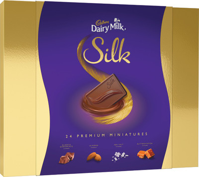 

Cadbury Dairy Milk Silk Miniatures Chocolate Gift Pack, 240 g Bars(240 g)