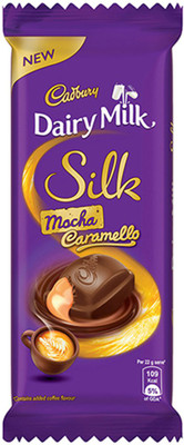 

Cadbury Dairy Milk Silk Mocha Caramello Chocolate Bar 60 g (Pack of 6) Bars(Pack of 6, 360 g)