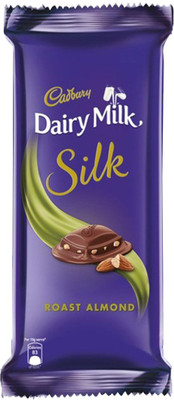 

Cadbury Dairy Milk Silk Roast Almond Chocolate Bar 137 g (Pack of 3) Bars(Pack of 3, 411 g)