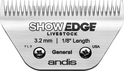 

Andis Show Edge® Detachable Livestock Blade — General Pet Grooming Clipper Blade Case