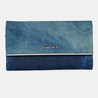 Chemistry Casual Blue Clutch
