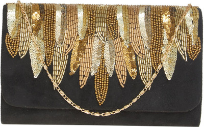 

TARUSA Casual Black Clutch