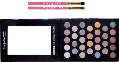 

Ultimate Makeup Brush With Mac 32 eyeshadow palette(Set of 3)