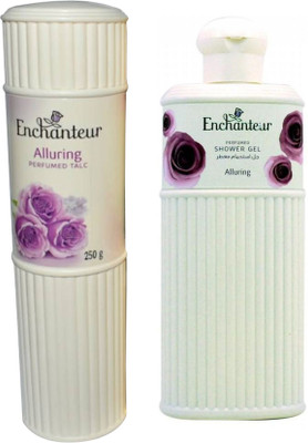 

Enchanteur Alluring Shower Gel & Alluring Talc For Men & Woman(Set of 2)