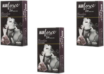 Manforce CHOCLATE flevour 1500 dott's Combo Pack and 4 tab (100mg) with every order Condom(Set of 3, 30S)