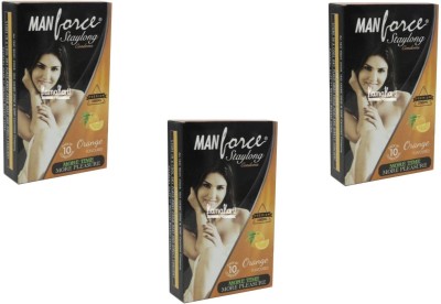 

Manforce ORANGE Combo Pack and 4 tab (100mg) with every order Condom(Set of 3, 30S)