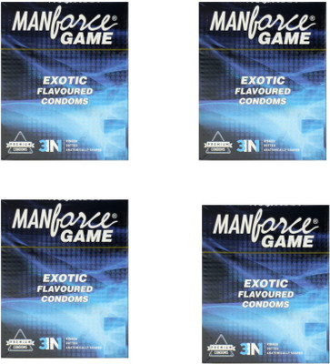 

Manforce GAME EXOTIC flevour 1500 dott's Combo Pack and 4 tab (100mg) with every order Condom(Set of 4, 40S)