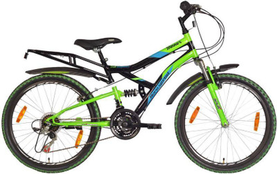 

Hero Winner 24T 24 T Mountain Cycle(18 Gear, Black, Green)