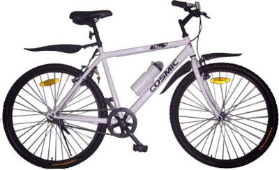 COSMIC JUS BIKE MTB BICYCLE WHITE 26 T Mountain Cycle(Single Speed, White)
