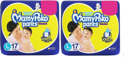 

MamyPoko L 17+17 (2 Piece ) - L