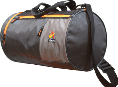 

AGGDA Duffle Gym Bag with detachable shoulder straps with 3 utility zip compartments Gym Bag(Grey)