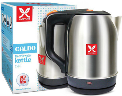 

happylivo Caldo Electric Kettle(1.8 L, Silver)