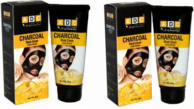 

ADC Oil control Lemon Extract Charcoal Peel of Mask Cream combo(120 g)