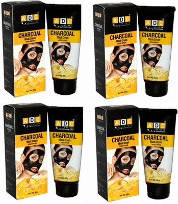 

ADC Oil control Lemon Extract Charcoal Peel of Mask Cream combo(240 g)