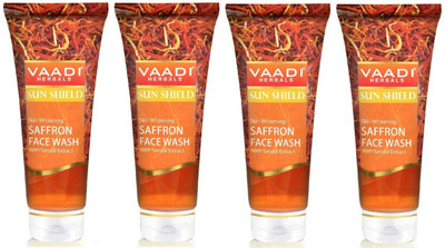 

Vaadi Herbals Skin Whitening Saffron Face Wash with Sandal Extract (60 ml X 4) Face Wash(240 ml)