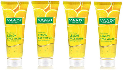 

Vaadi Herbals Honey Lemon Face Wash with Jojoba Beads (60 ml X 4) Face Wash(240 ml)