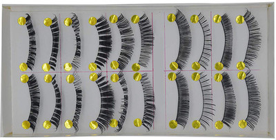 

SYGA 10 Pair Eye Decoraton Lashes (M12)(Pack of 20)