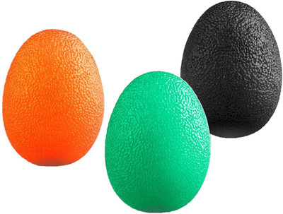 

Zahuu Stress Relief Squeeze Balls for Hand Grip Strengthening - Set of 3 Hand Grip/Fitness Grip(Multicolor)