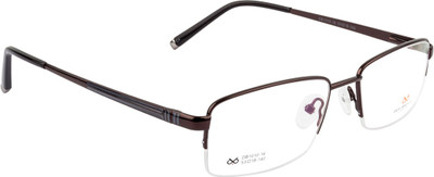 DENY BROWN Half Rim Square Frame(53 mm