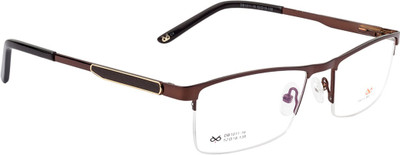 DENY BROWN Half Rim Square Frame(52 mm