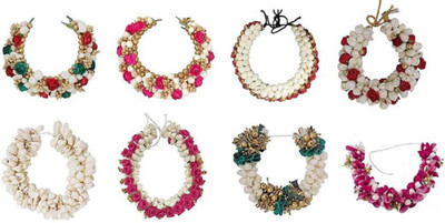 

Bueno Artificial Flower Garba And Dandiya Hair Accessories Gajra For Women And Girls Hair Accessory Set(Multicolor)