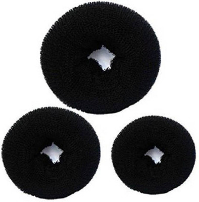 

Bueno Hair Donut Bun Maker, Hair Accessories For Women And Girls Use Bun(Black)