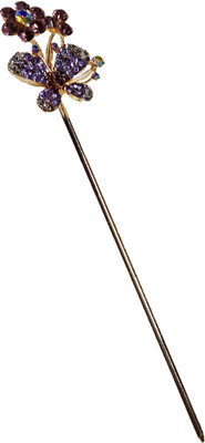 

Utopian American Diamond Bun Stick(Brown, Purple)