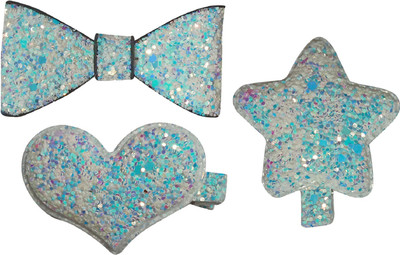 

Bueno Best Birthday Gift For Your little Niece Glitter Hair Clips Hair Clip(Multicolor)