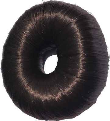 

JAGTEK Hot Women Synthetic Fiber Hair Bun Donuts Ring Blonde Hair Extension Wig Bun(Brown)