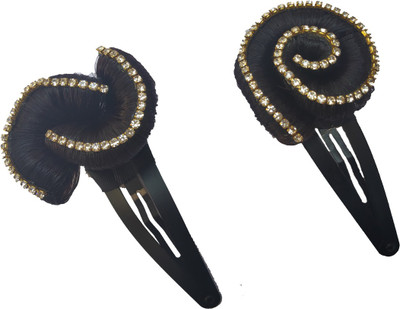 

JAGTEK hair accessories set of 2 pcs fashion hair clip Tic Tac Clip(Multicolor)