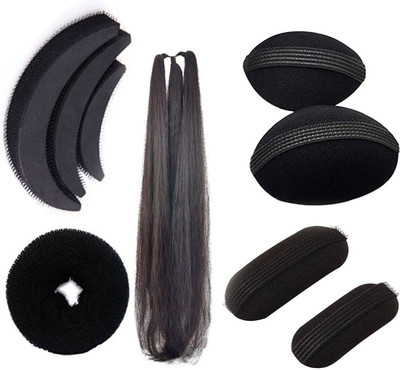 

GaDinStylo Set of 9 Hair Accessories for Women/Girls Weding and Festival Hair Accessory Set(Black)