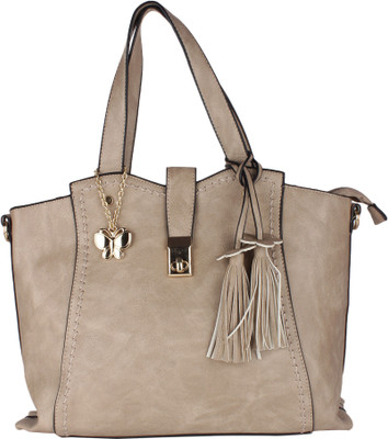 

Butterflies Hand-held Bag(Beige)